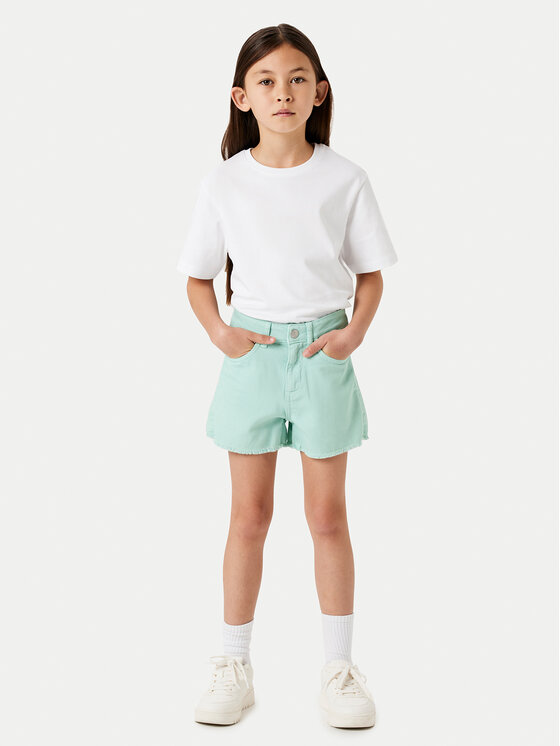 NAME IT Pantaloncini di jeans Rose 13239003 Blu Mom Fit, taglia : 122