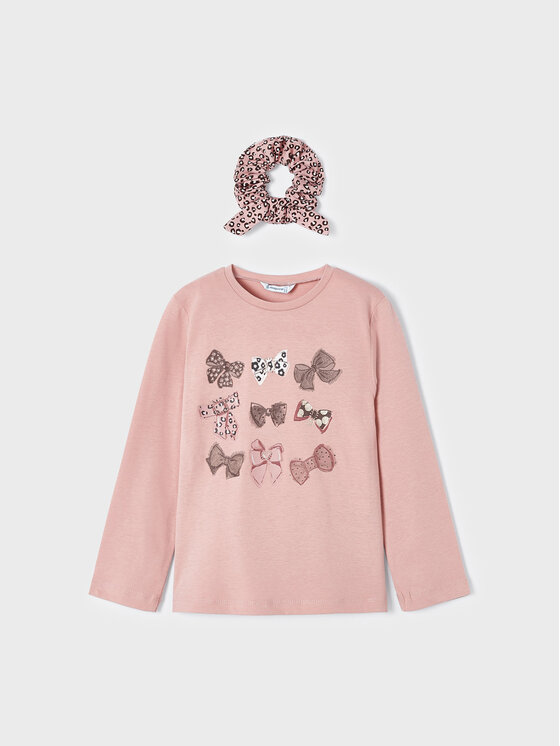 Mayoral Bluză 4.006 Roz Regular Fit