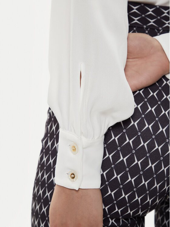 Elisabetta Franchi Elisabetta Franchi Блузка CA0-934-6E2-V420 Білий Standard Fit