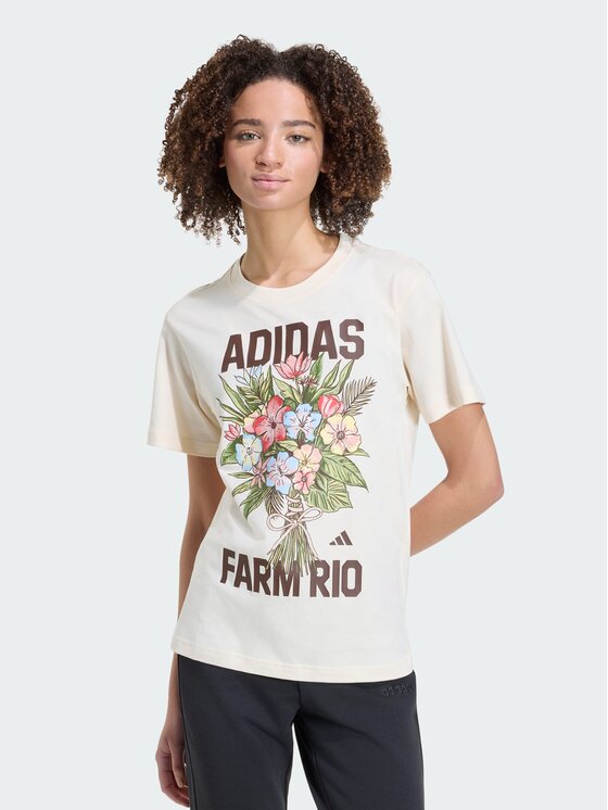 adidas adidas Majica 168793 Bež Regular Fit