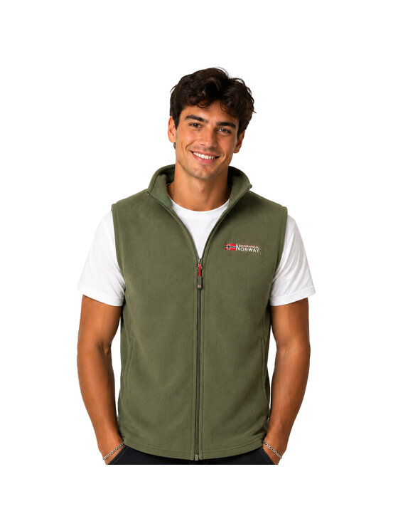 Geographical Norway Geographical Norway Polar WZ4425H/GN-KAKI Zielony Reglan Fit