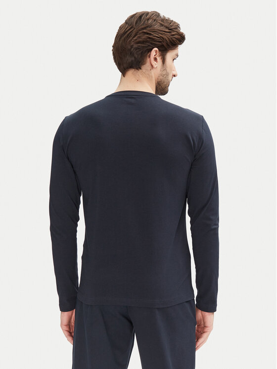 EA7 Emporio Armani EA7 Emporio Armani Hosszú ujjú 7M000227 AF10373 UB102 Sötétkék Slim Fit