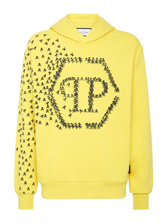 PHILIPP PLEIN PHILIPP PLEIN Mikina 175 Žltá Regular Fit