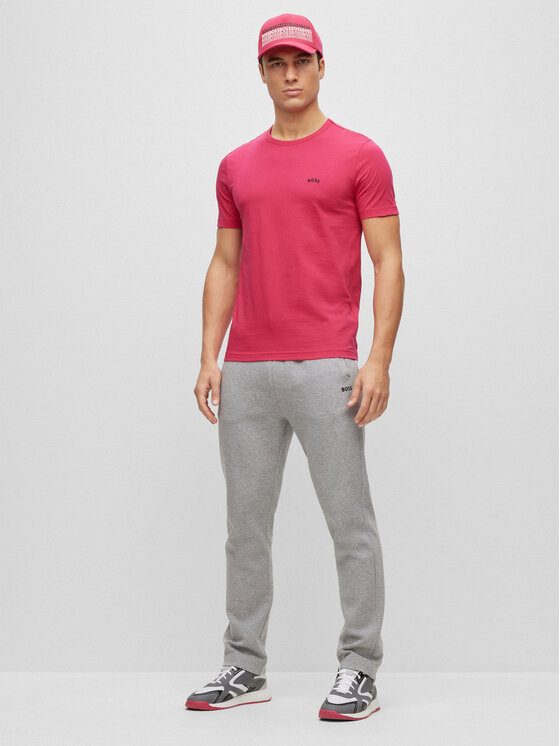 Boss T-Shirt 50469062 Rosa Regular Fit | Modivo.de