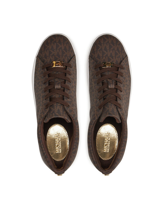 MICHAEL Michael Kors MICHAEL Michael Kors Sneakersy Keaton Lace Up 43R4KTFS1B Brązowy