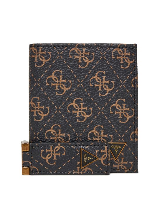 Guess Guess Компелкт портфейл и ключодържател Gift Box GFBOXM P3301 Кафяв