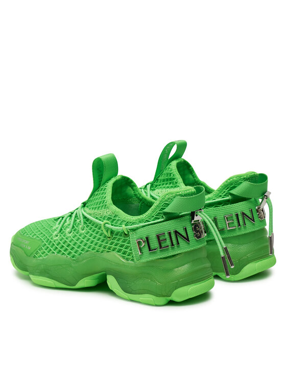Plein Sport Plein Sport Sneakersy SADS USC0522 STE003N Zielony