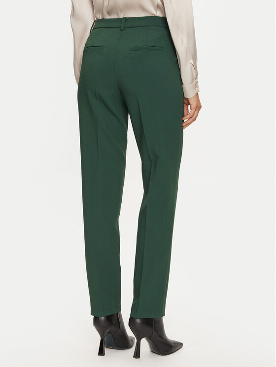 YAS YAS Chino hlače Bella 26033693 Zelena Regular Fit