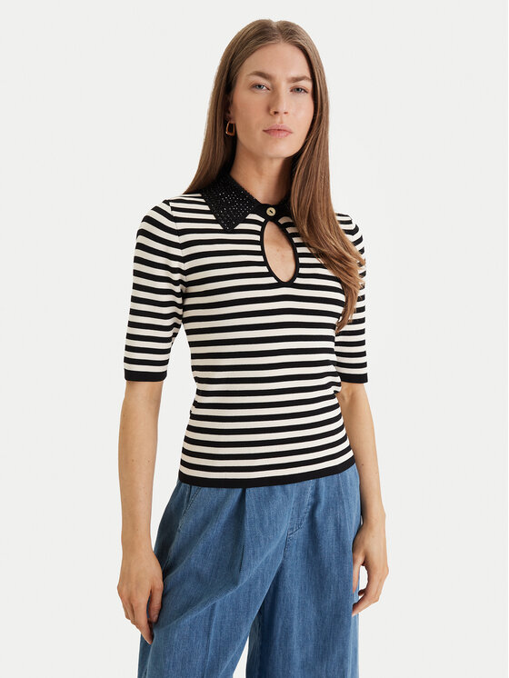 LOLA CASADEMUNT Bluză LS2615114 Negru Regular Fit