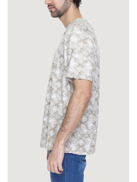 Antony Morato Antony Morato T-Shirt MMKS02364-FA140264 Μπεζ Shirt Fit