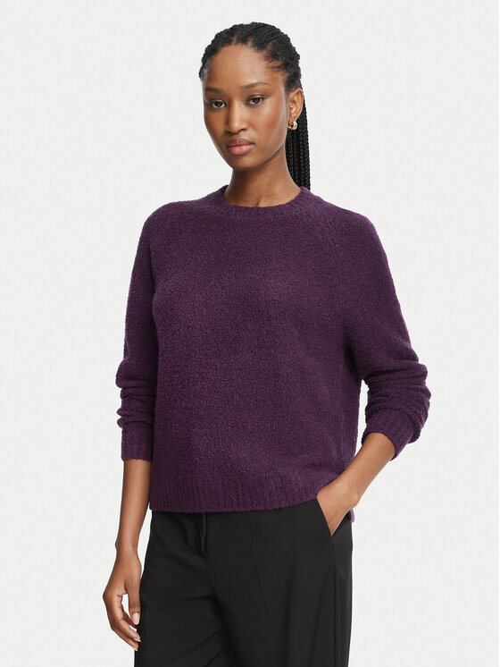 BOSS BOSS Sweter Febisana 50567052 Fioletowy Relaxed Fit