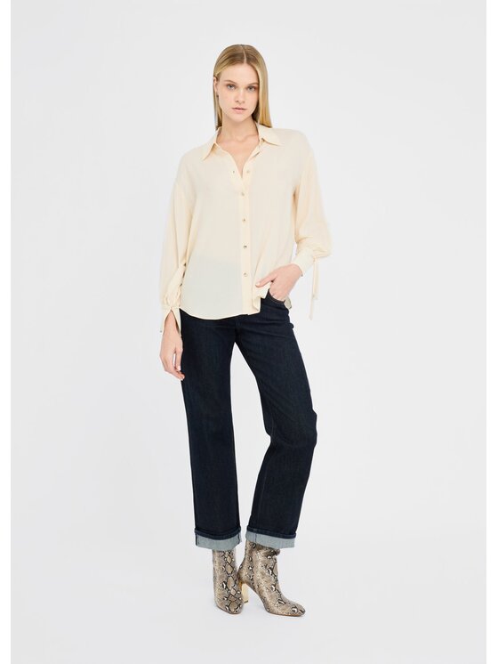 Liu Jo Liu Jo Camicia CF5198T2578X0726 Bianco Loose Fit