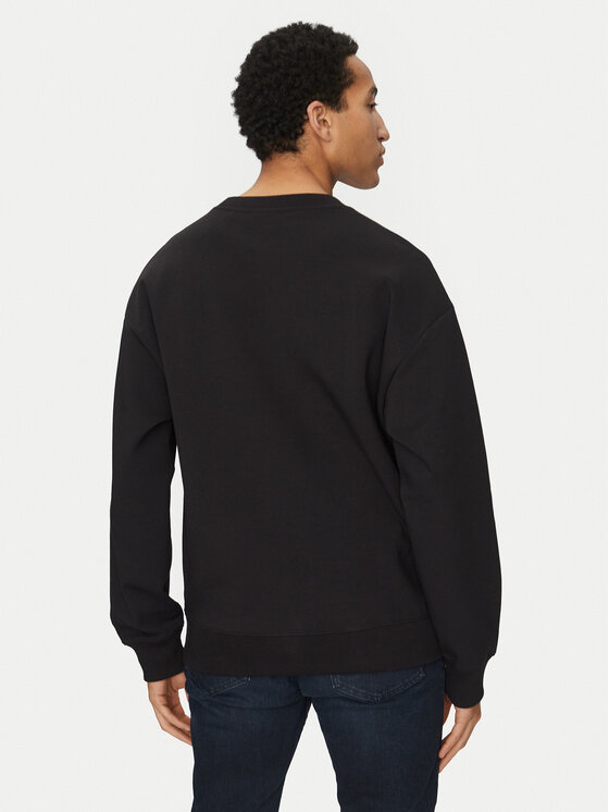 HUGO HUGO Felpa Dettil 50533689 Nero Relaxed Fit