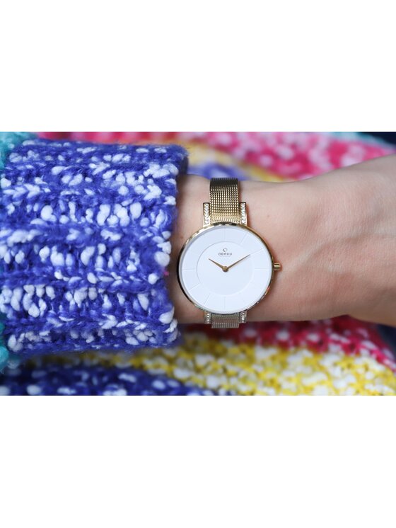 Obaku Obaku Zegarek V158LEGIMG Złoty