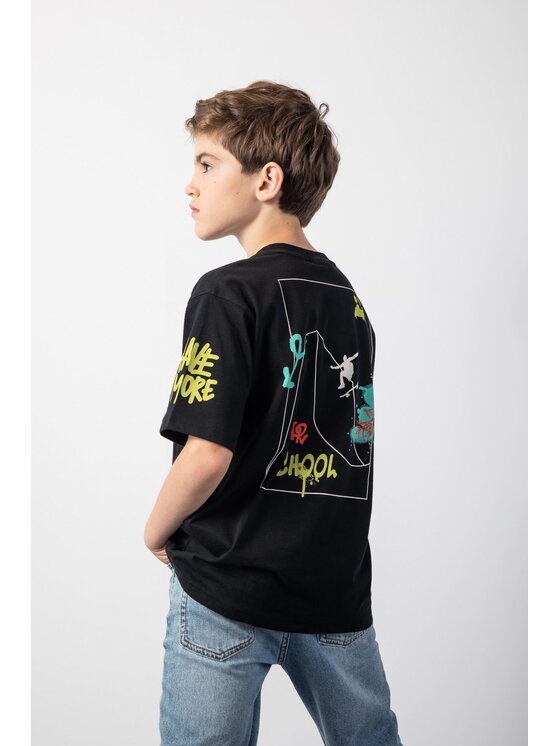 Coccodrillo Coccodrillo T-Shirt ZC5143201SBJ-021 Černá Regular Fit