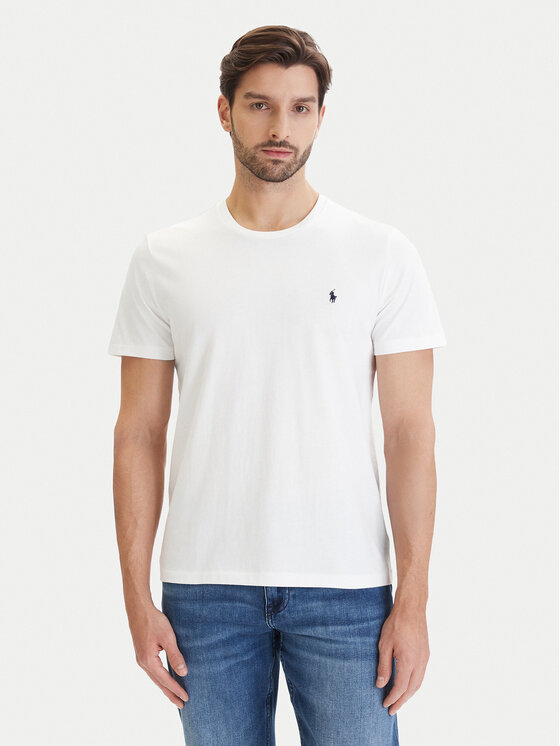 Polo Ralph Lauren Polo Ralph Lauren T-Shirt 714844756005 Biały Regular Fit