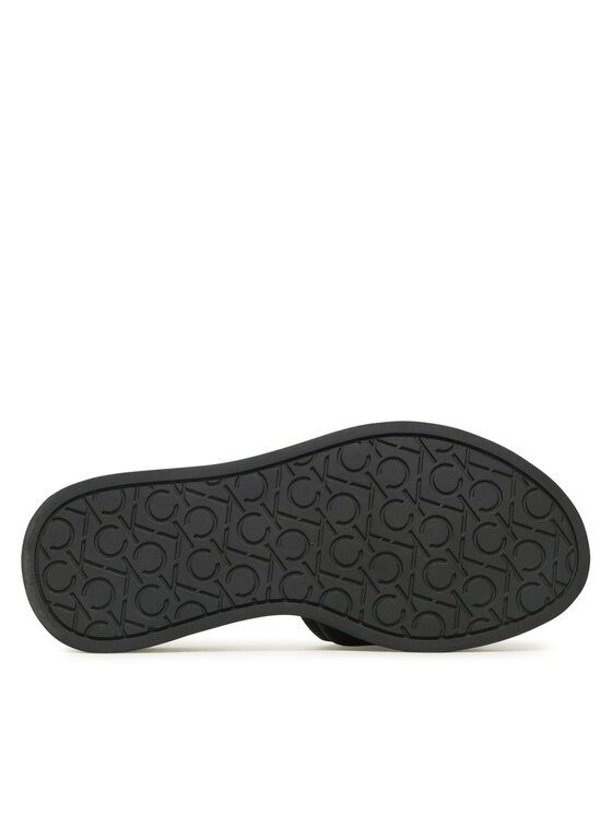 Calvin Klein Calvin Klein Papucs Dress Flatform W/Hw HW0HW01487 Fekete