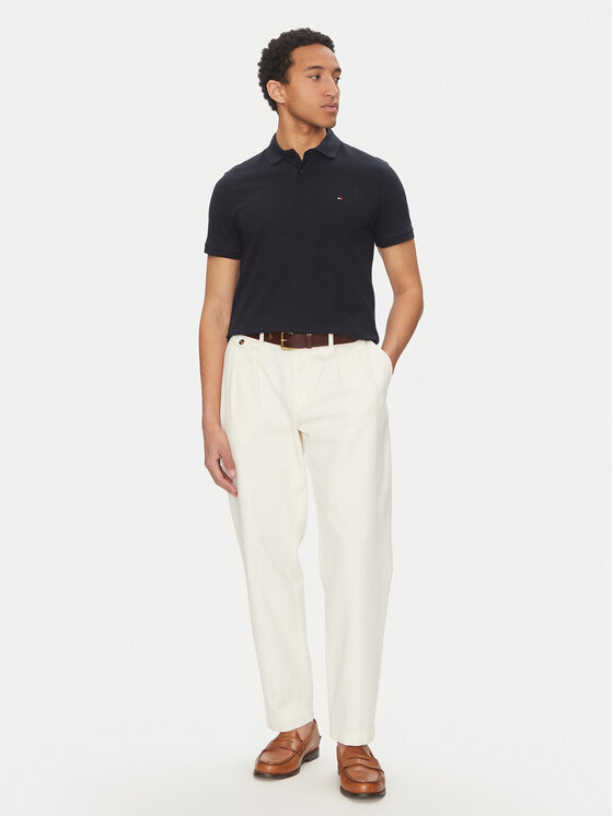 Tommy Hilfiger Tommy Hilfiger Pólóing Vertical MW0MW38951 Sötétkék Regular Fit