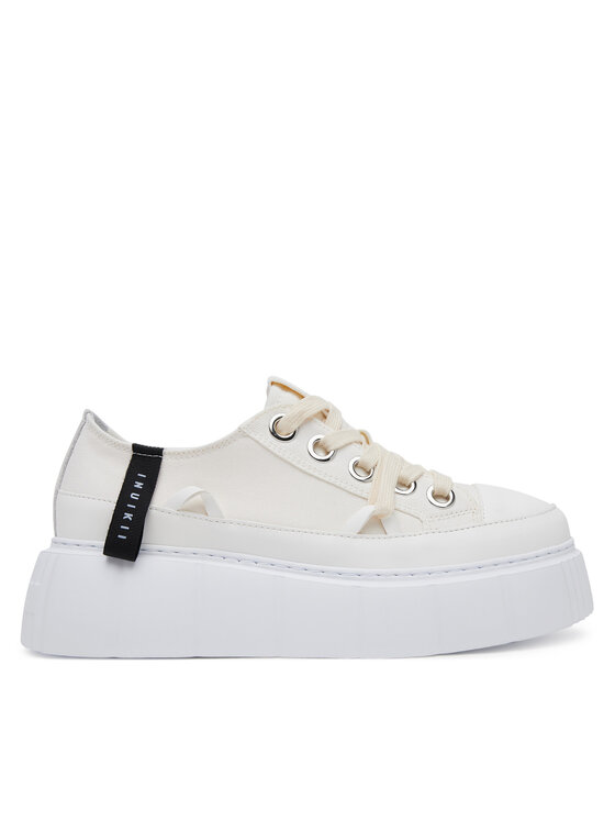 Inuikii Plátenky Matilda Canvas Low 30102-025 Biela