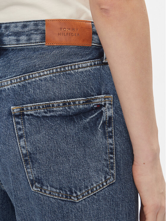 Tommy Hilfiger Tommy Hilfiger Jeansy Loose Straight Rw Klo WW0WW40646 Niebieski Wide Leg