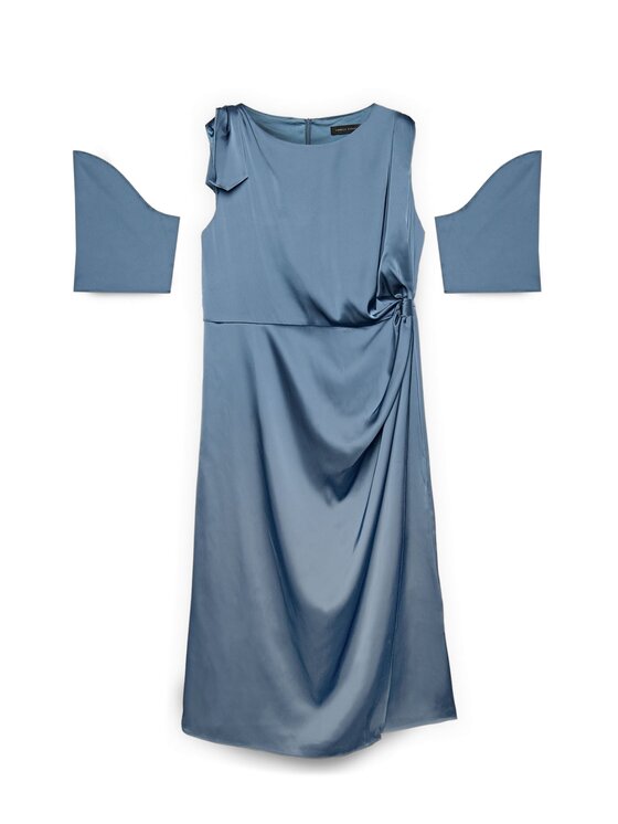 Fiorella Rubino Fiorella Rubino Vestito da giorno 7070T001750N024 Blu Regular Fit