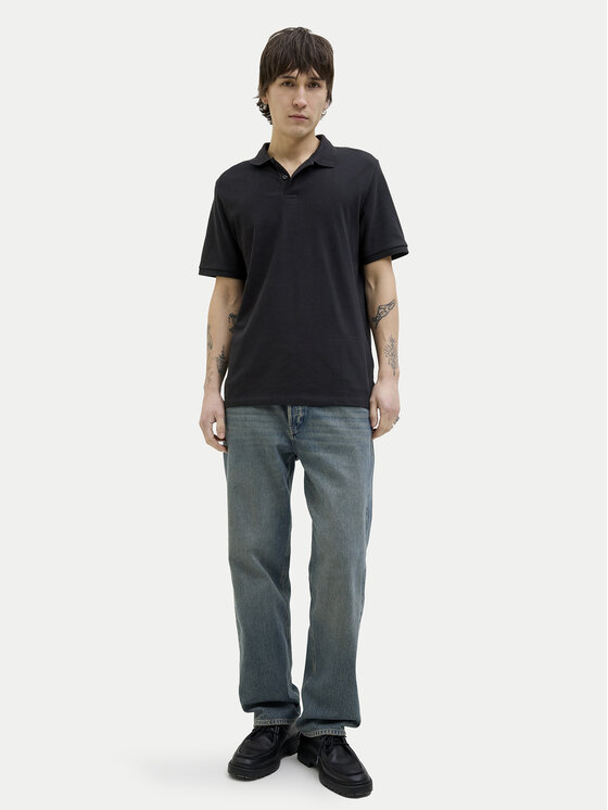 Jack&Jones Jack&Jones Polo majica Kane 12270150 Črna Regular Fit