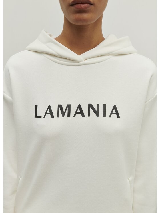 La Mania La Mania Felpa EVERY Écru Classic Fit