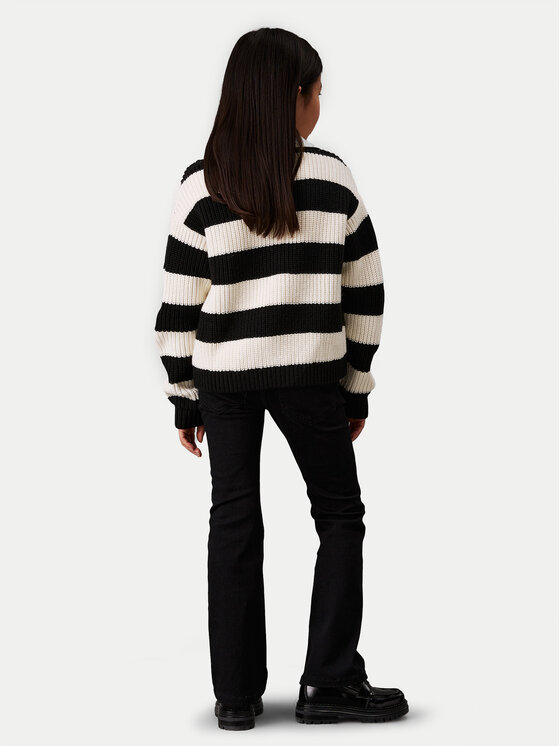 Calvin Klein Jeans Calvin Klein Jeans Traperice IG0IG02610 Crna Flare Fit
