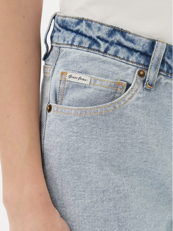 Guess Jeans Guess Jeans Jeansy W5YA0Y D5M56 Modrá Wide Leg