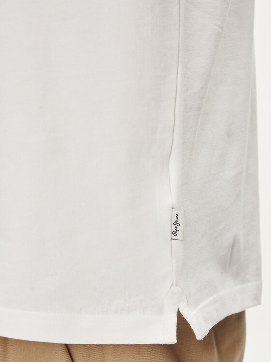 Pepe Jeans Pepe Jeans Polo Harper PM542157 Biały Regular Fit