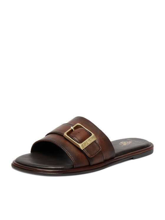 U.S. Polo Assn. U.S. Polo Assn. Шльопанці EO-TEMPE001W/6L1 Темно-коричневий