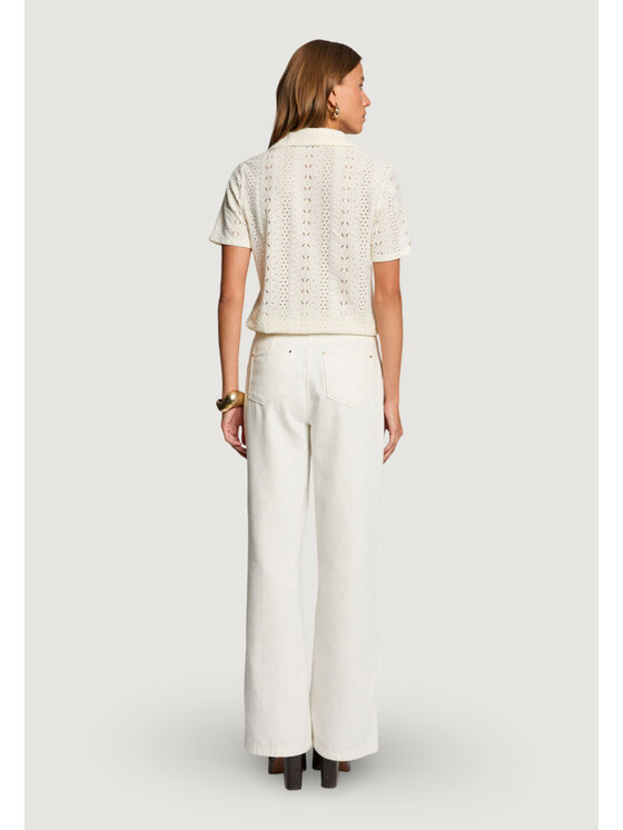 Morgan De Toi Morgan De Toi T-shirt 251-DSARAH Beige Casual Fit