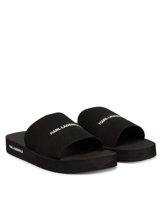KARL LAGERFELD KARL LAGERFELD Şlapi Atlantik KL70506A Negru