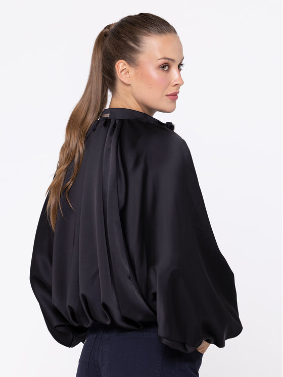 Miss LK Miss LK Kurtka bomber MISSLKB Czarny Loose Fit