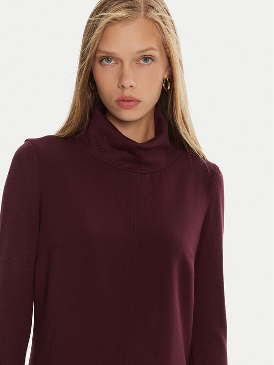 Tatuum Tatuum Strickkleid Sagamia T2321.196B Dunkelrot Regular Fit