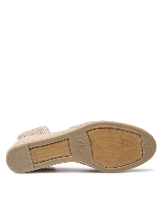 Castañer Castañer Espadryle Carina/6/002 021644-2017 Beżowy