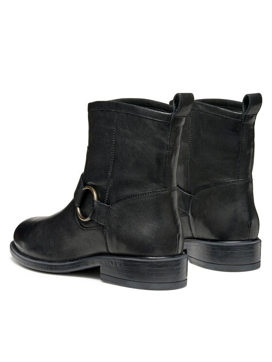 Geox Geox Čizme D Catria D56LQB 00081 C9999 Crna