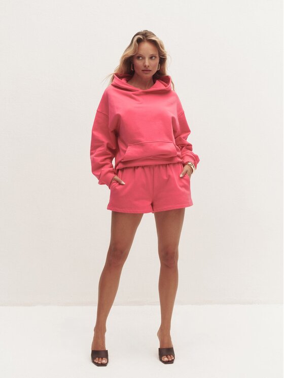 Le Collet Le Collet Bluza LUNEA Różowy Oversize