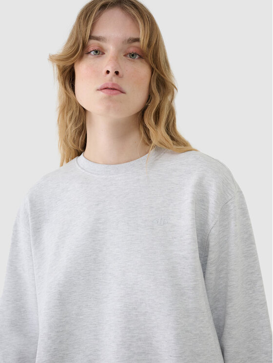 4F 4F Felpa 4FWMM00TSWSF1765-27M Grigio Regular Fit