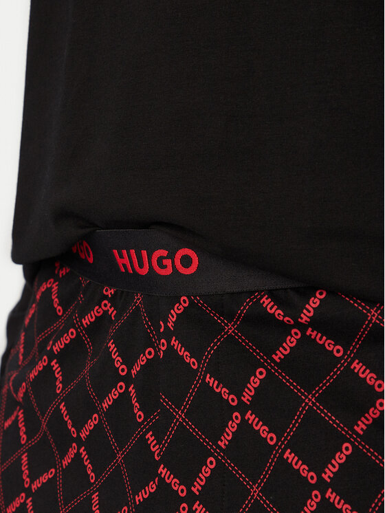 HUGO HUGO Pidžaama Elion 50570947 Must Relaxed Fit
