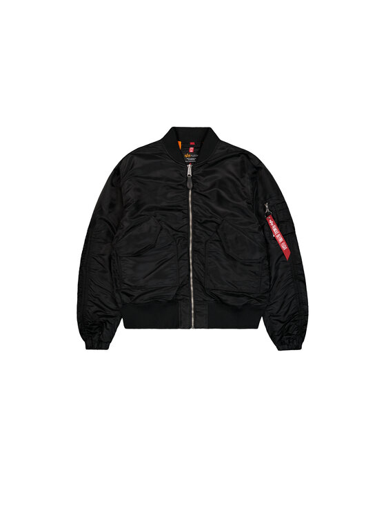 Alpha Industries Alpha Industries Kurtka bomber CWU MA-1 No Cords Bomber Jacket Women Czarny Oversize