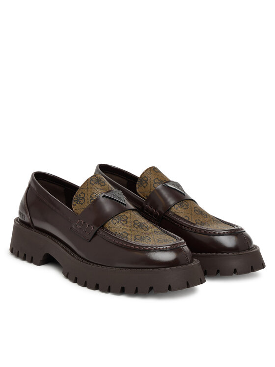 Guess Guess Loafersy FMPGOR FAL14 Hnědá