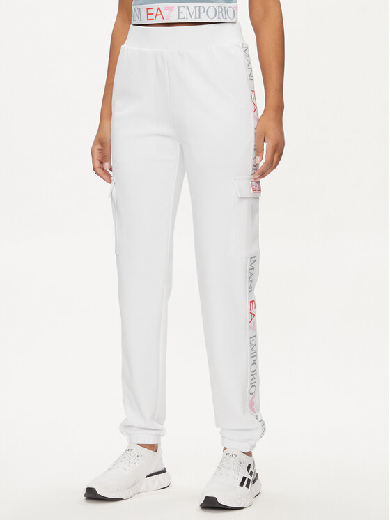 Női Melegítő alsó EA7 Emporio Armani, Méret: M, Fehér, 3DTP64 TJKWZ 1100