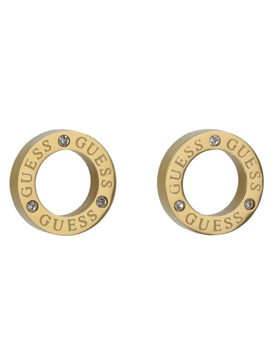 Guess Guess Ohrringe Circle Lights JUBE03 173JW Gelbgold