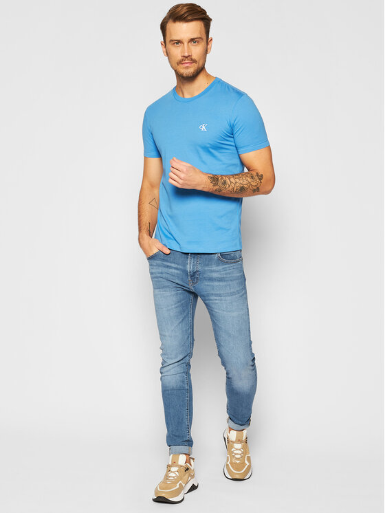 Calvin Klein Jeans Calvin Klein Jeans T-shirt Essential J30J314544 Bleu Slim Fit