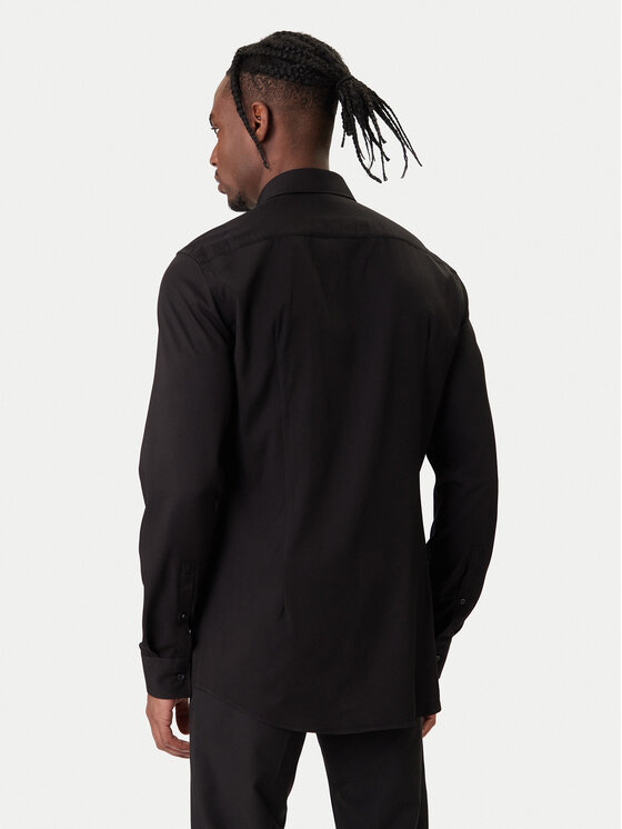 HUGO HUGO Košeľa Kenno 50551242 Čierna Slim Fit
