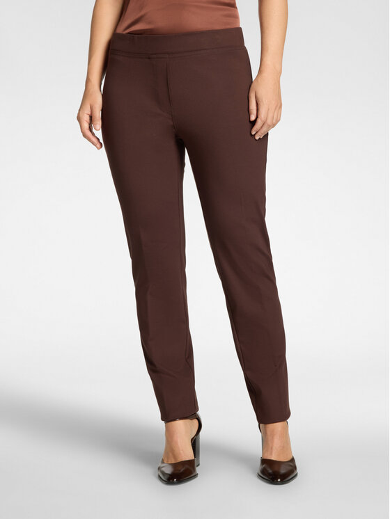 Elena Mirò Elena Mirò Spodnie materiałowe P811Z000209N058 Brązowy Slim Fit