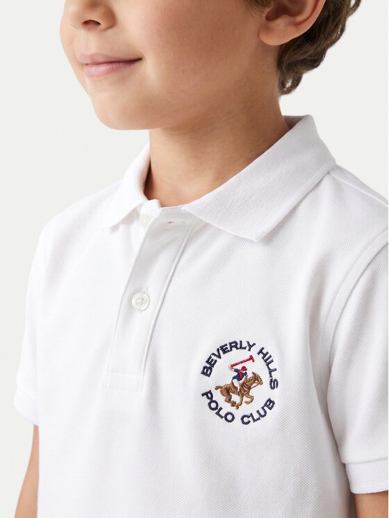 Beverly Hills Polo Club Beverly Hills Polo Club Pólóing P-SS26B-P42560 Fehér Regular Fit