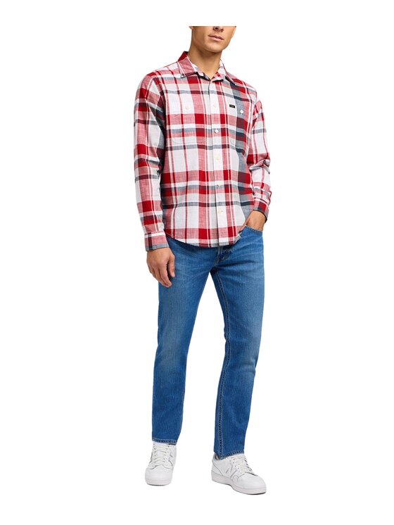 Lee Lee Jeans Luke Medium Stretch in Indigo Vintage Blu Slim Tapered Fit