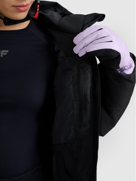 4F 4F Kurtka narciarska SKIWEAR Czarny Regular Fit